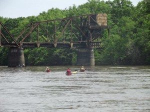 railroad trestle across the Altamaha